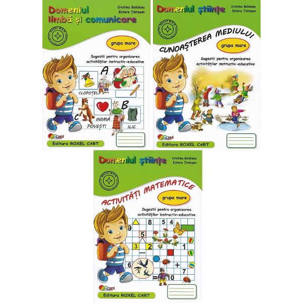 Pachet educational 3 carti - Grupa mare - Cristina Beldianu, Estera Tintesan