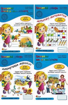 Poza produsului Pachet educational 4 carti - Grupa mijlocie - Cristina Beldianu, Estera Tintesan, Elena Bentu, Elena Capraru