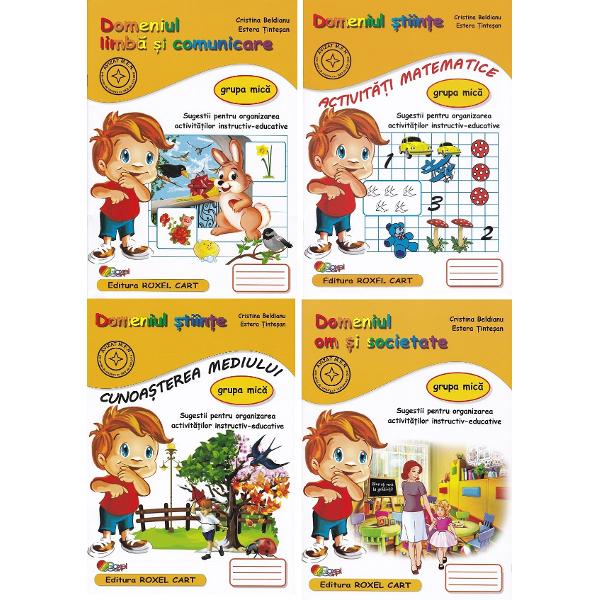 Pachet educational 4 carti - Grupa mica - Cristina Beldianu, Estera Tintesan	