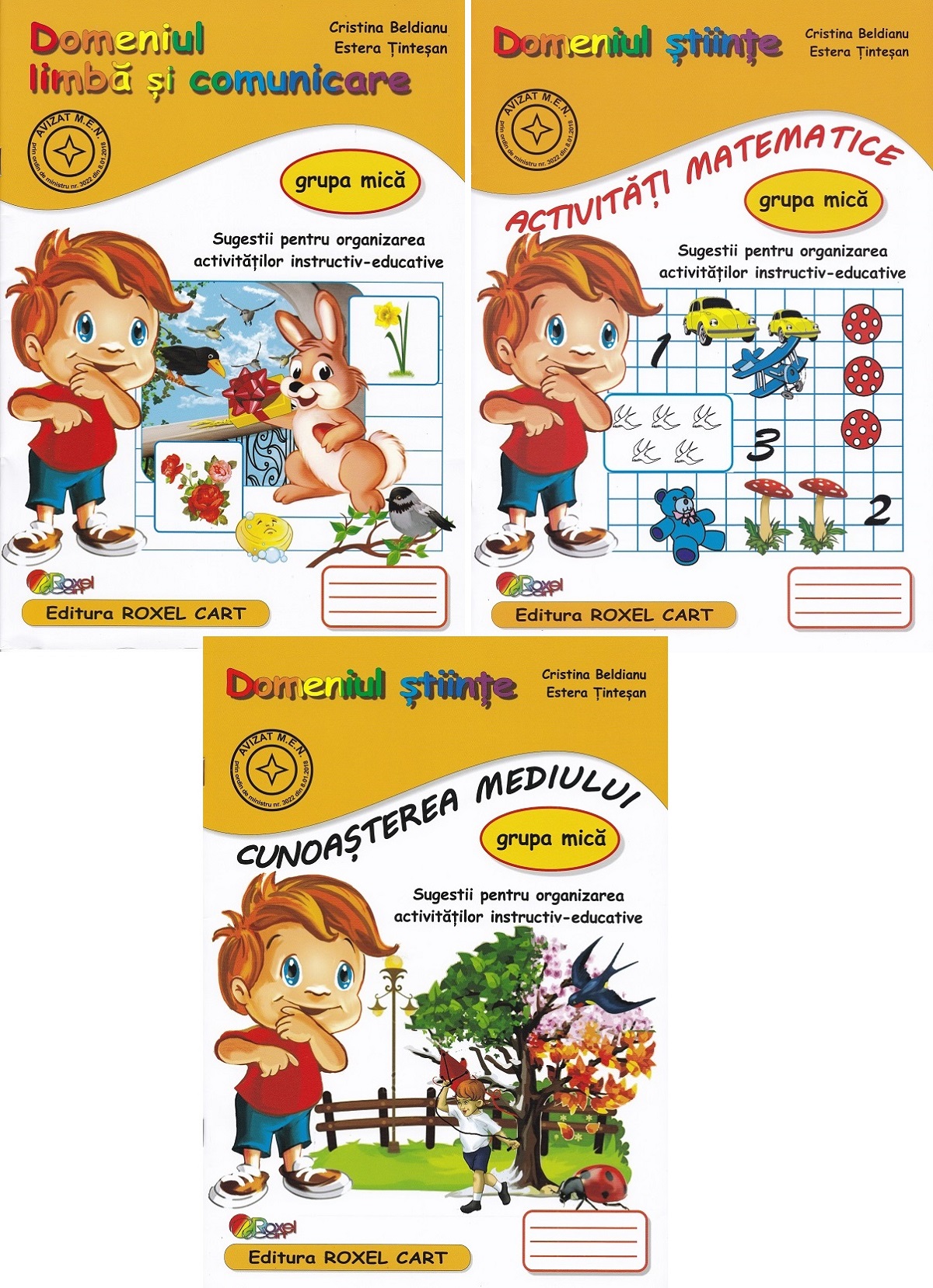 Pachet educational 3 carti - Grupa mica - Cristina Beldianu, Estera Tintesan