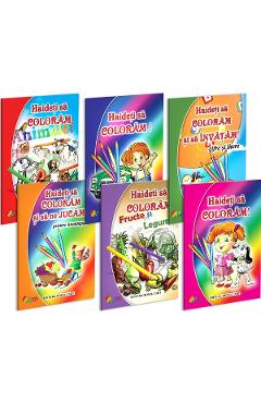 Poza produsului Pachet 6 carti: Haideti sa coloram!