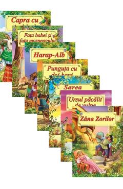 Poza produsului Pachet 7 povesti ilustrate autori romani