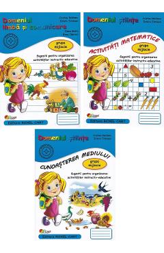 Poza produsului Pachet educational 3 carti - Grupa mijlocie - Cristina Beldianu, Estera Tintesan, Elena Bentu, Elena Capraru