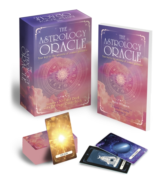 Coperta cărții 'Astrology Oracle Book & Card Deck - Marion Williamson'