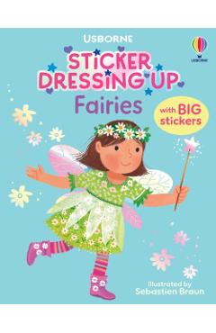 Coperta cărții 'Sticker Dressing Up - Fairies - Lizzie Cope'