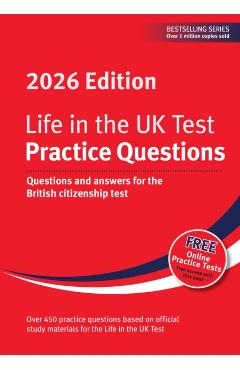Coperta cărții 'Life In The Uk Test Practice Questions -'