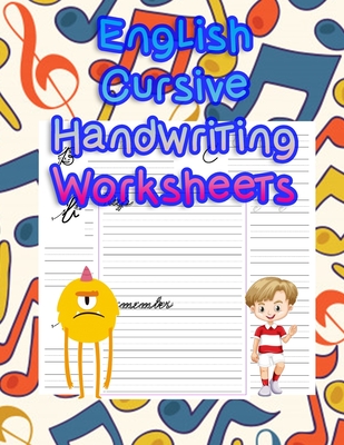 English Cursive Handwriting Worksheets: handwriting tracing workbook-handwriting practice paper for kids-handwriting practice sheets - Bestmango Publishing