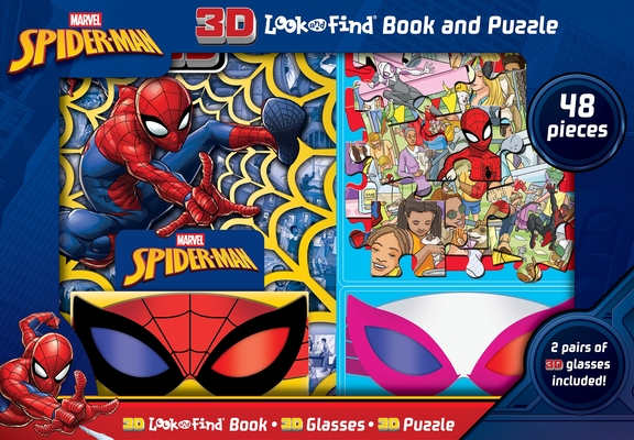 Marvel Spider-Man: 3D Look and Find Book and Puzzle - Art Mawhinney