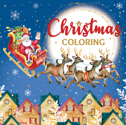 Christmas Coloring (Santa Sleigh Cover - Keepsake Coloring Book) -