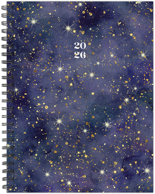 Starry Night 2026 6.5 X 8.5 Weekly Monthly Softcover Planner -