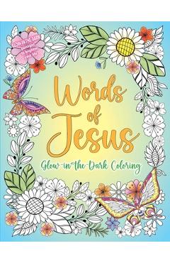 Poza produsului Words of Jesus Glow-In-The-Dark Coloring - 