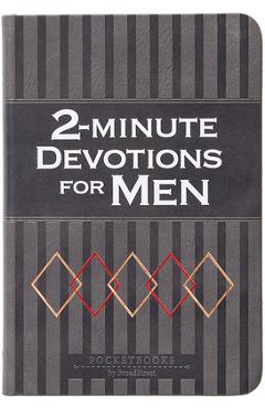 Coperta cărții '2-Minute Devotions for Men: Pocketbooks by Broadstreet -'