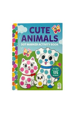 Poza produsului Dot Marker Activity Book Cute Animals - Carlo Beranek