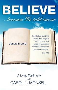 Coperta cărții 'Believe - Carol L. Monsell'