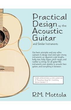 Coperta cărții 'Practical Design of the Acoustic Guitar and Similar Instruments - R. M. Mottola'