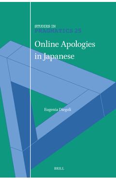Coperta cărții 'Online Apologies in Japanese - Eugenia Diegoli'