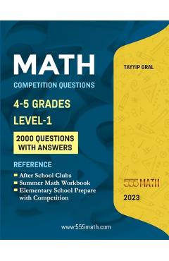 Coperta cărții 'Math Competition Questions: Math contenst - Tayyip Oral'