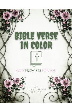 Poza produsului Bible Verse in Color: Bible verse coloring book for adults; God promises for you - Ah Publishing House