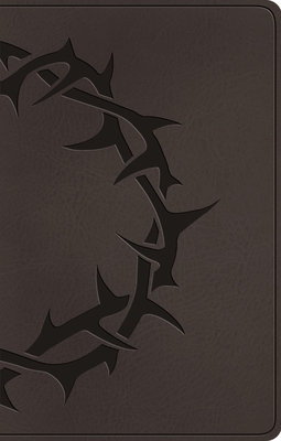 ESV Premium Gift Bible (Trutone, Charcoal, Crown Design) -