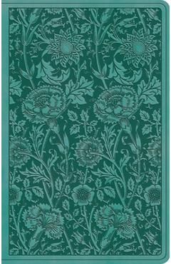 Coperta cărții 'ESV Premium Gift Bible (Trutone, Teal, Floral Design) -'