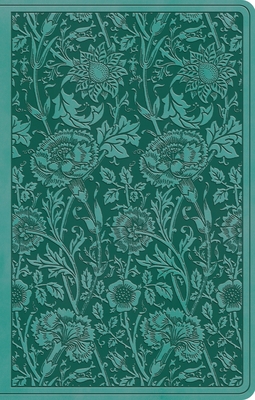ESV Premium Gift Bible (Trutone, Teal, Floral Design) -