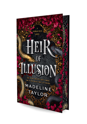 Coperta cărții 'Heir of Illusion: A Fast-Paced Fantasy Romance with Gods and Fae (the Verran Isles Series Book 1) - Madeline Taylor'