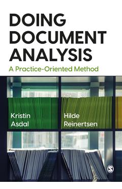 Coperta cărții 'Doing Document Analysis: A Practice-Oriented Method - Kristin Asdal'