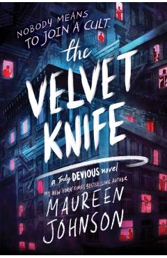 Coperta cărții 'The Velvet Knife - Maureen Johnson'