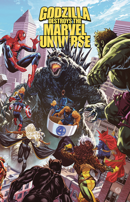 Coperta cărții 'Godzilla Destroys the Marvel Universe - Gerry Duggan'