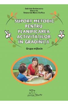 Poza produsului Suport metodic pentru planificarea activitatilor in gradinita. Grupa mijlocie - Gabriela Berbeceanu, Elena Ilie, Smaranda Maria Cioflica