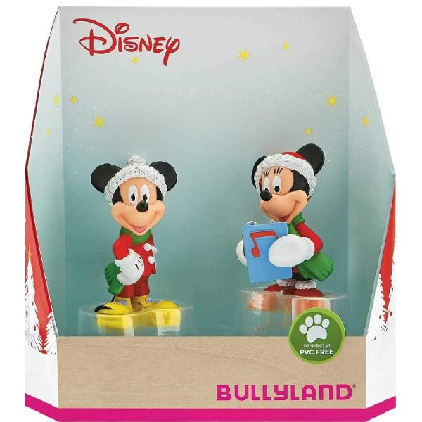 Set figurine: Minnie si Mickey. Craciun
