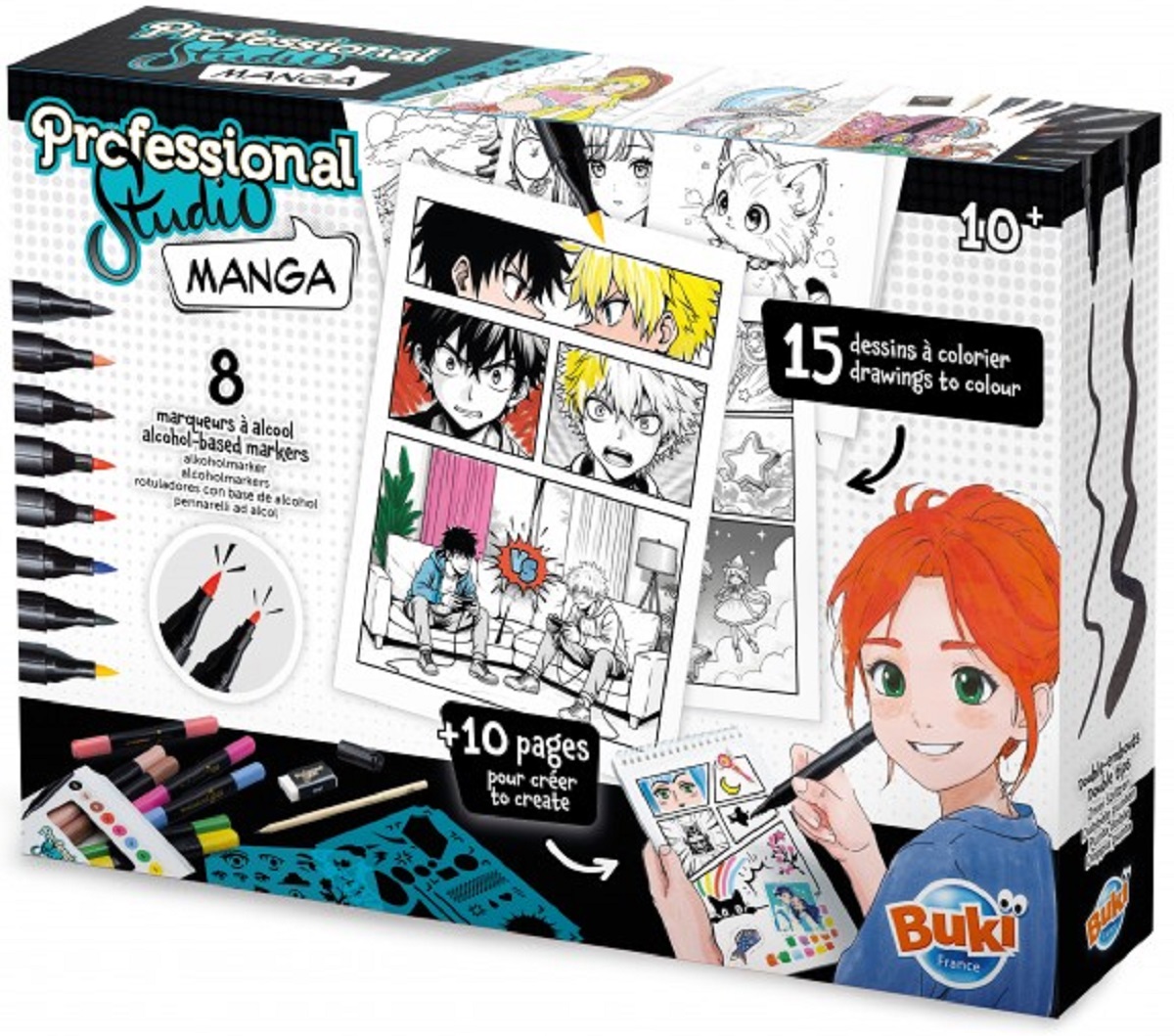 Studio profesional de colorat Manga