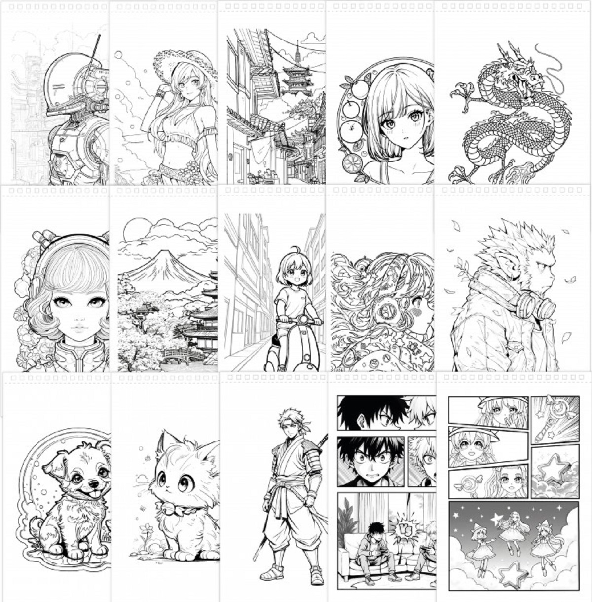 Studio profesional de colorat Manga