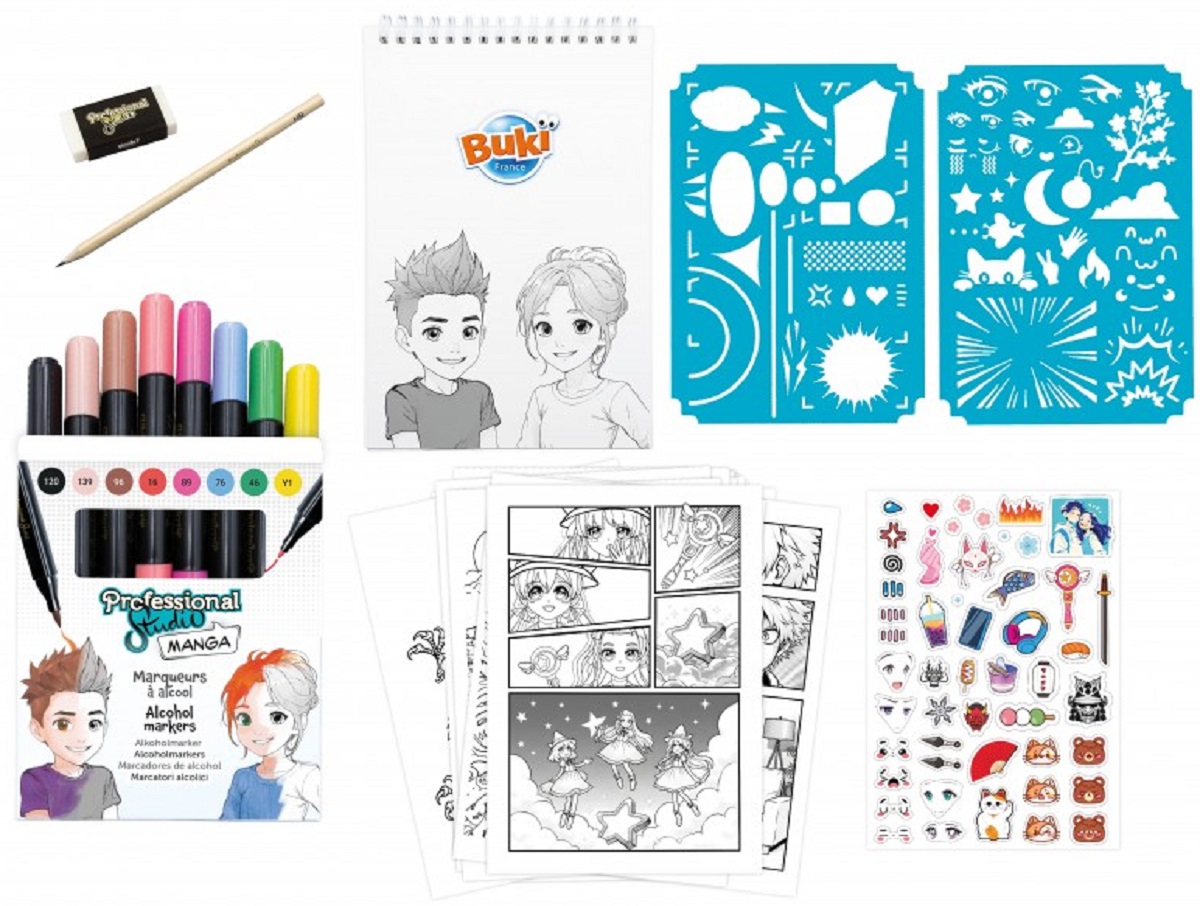 Studio profesional de colorat Manga