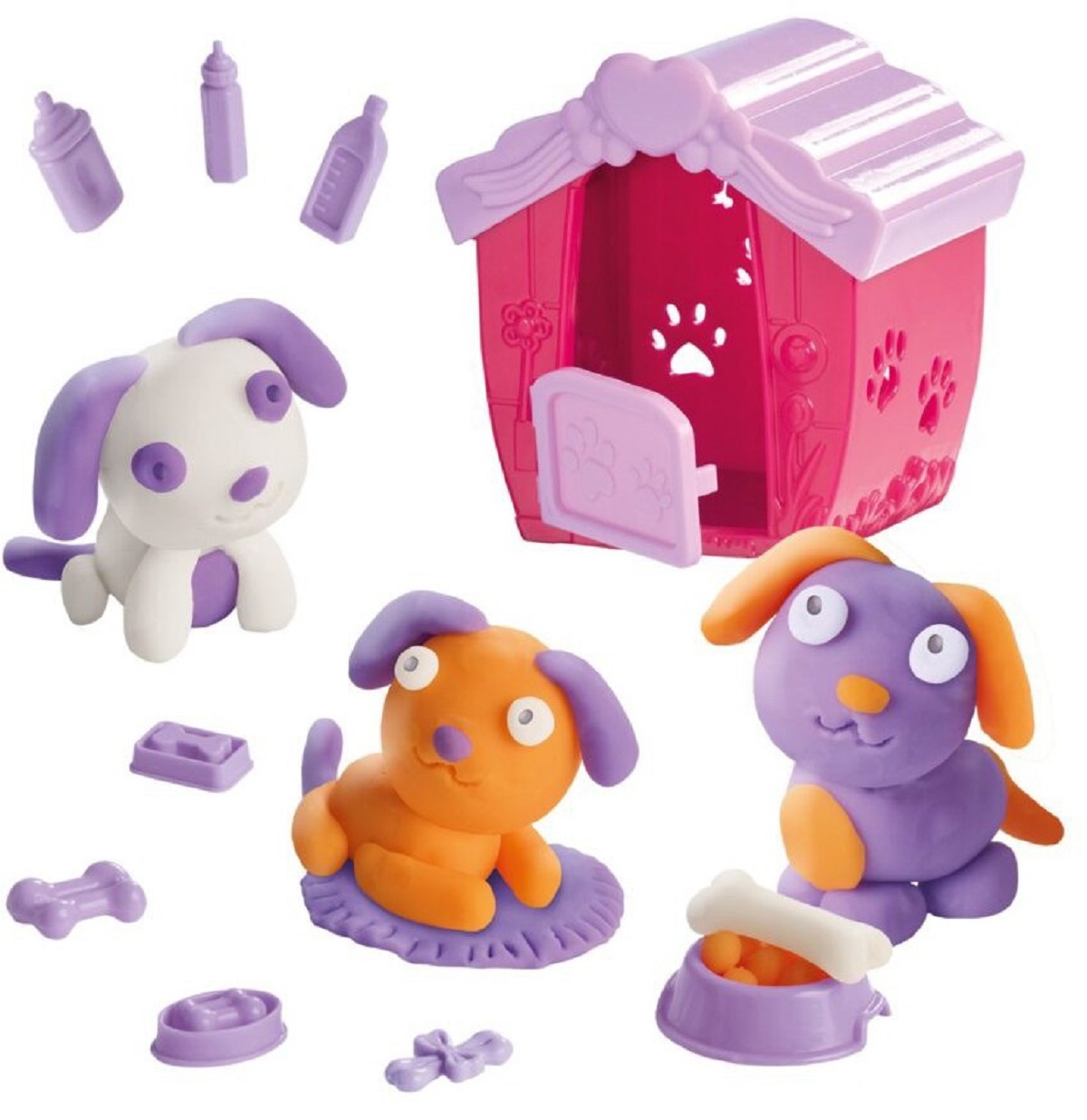 Set plastilina: Catelusi
