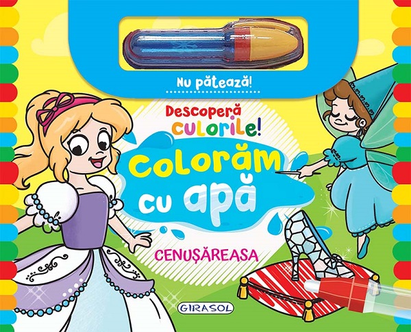 Descopera culorile! Coloram cu apa: Cenusareasa