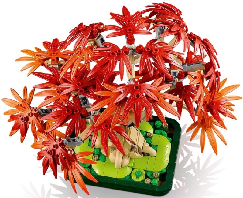 Lego Botanicals: Bonsai de artar japonez rosu