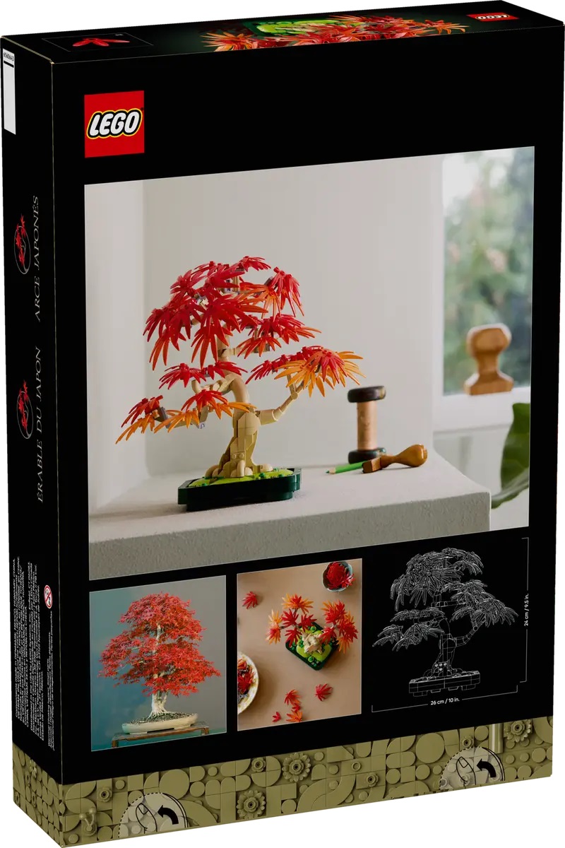 Lego Botanicals: Bonsai de artar japonez rosu