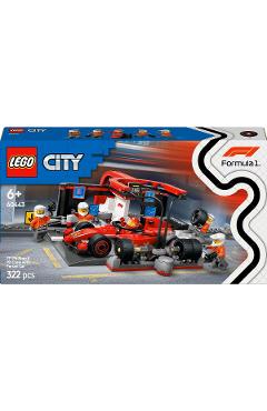 Imaginea produsului 'Lego City. Boxa si mecanici F1 cu masina Ferrari'
