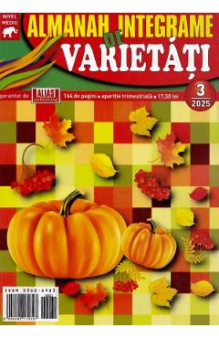 Coperta cărții 'Almanah integrame de varietăți Nr.3 din 2025'
