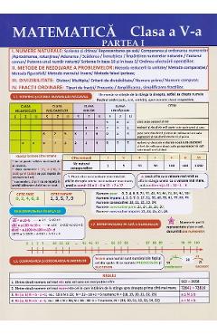 Plansa. Matematica - Clasa 5 Partea 1