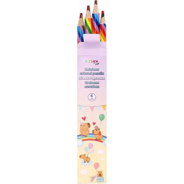 Set 4 creioane Rainbow. Seria Capybara