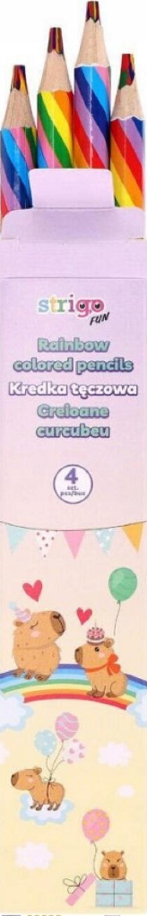 Set 4 creioane Rainbow. Seria Capybara