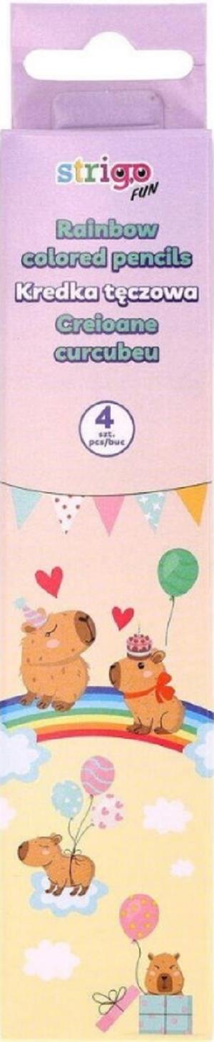 Set 4 creioane Rainbow. Seria Capybara