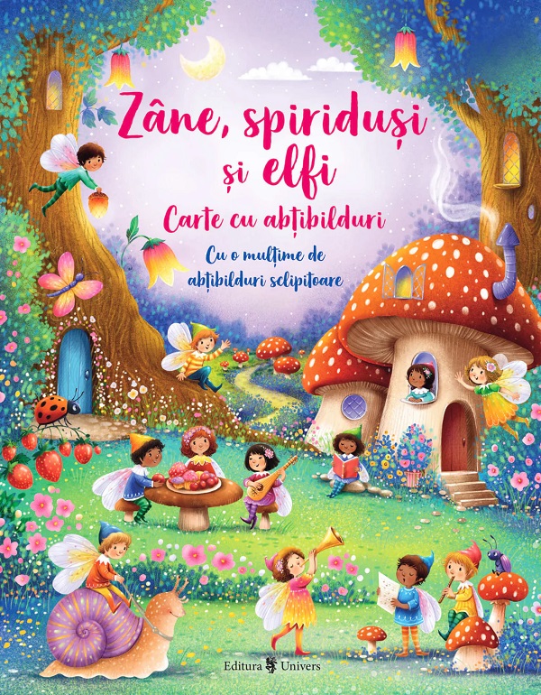 Zane, spiridusi si elfi. Carte cu abtibilduri - Fiona Watt
