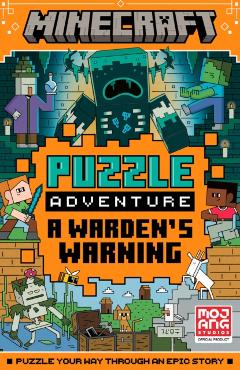 Coperta cărții 'Minecraft Puzzle Adventure: A Warden's Warning -'