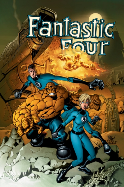 Coperta cărții 'Fantastic Four By Waid & Wieringo: Rising Storm - Mark Waid'