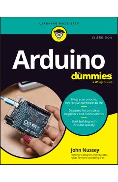 Coperta cărții 'Arduino For Dummies - John Nussey'