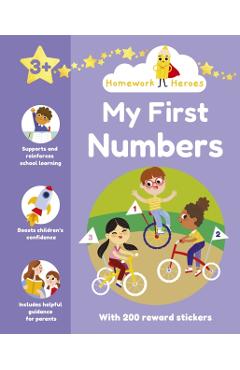 Coperta cărții 'Homework Heroes: My First Numbers - Paul Virr'