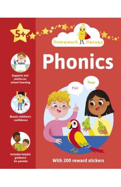 Coperta cărții 'Homework Heroes: Phonics - Penny Worms'